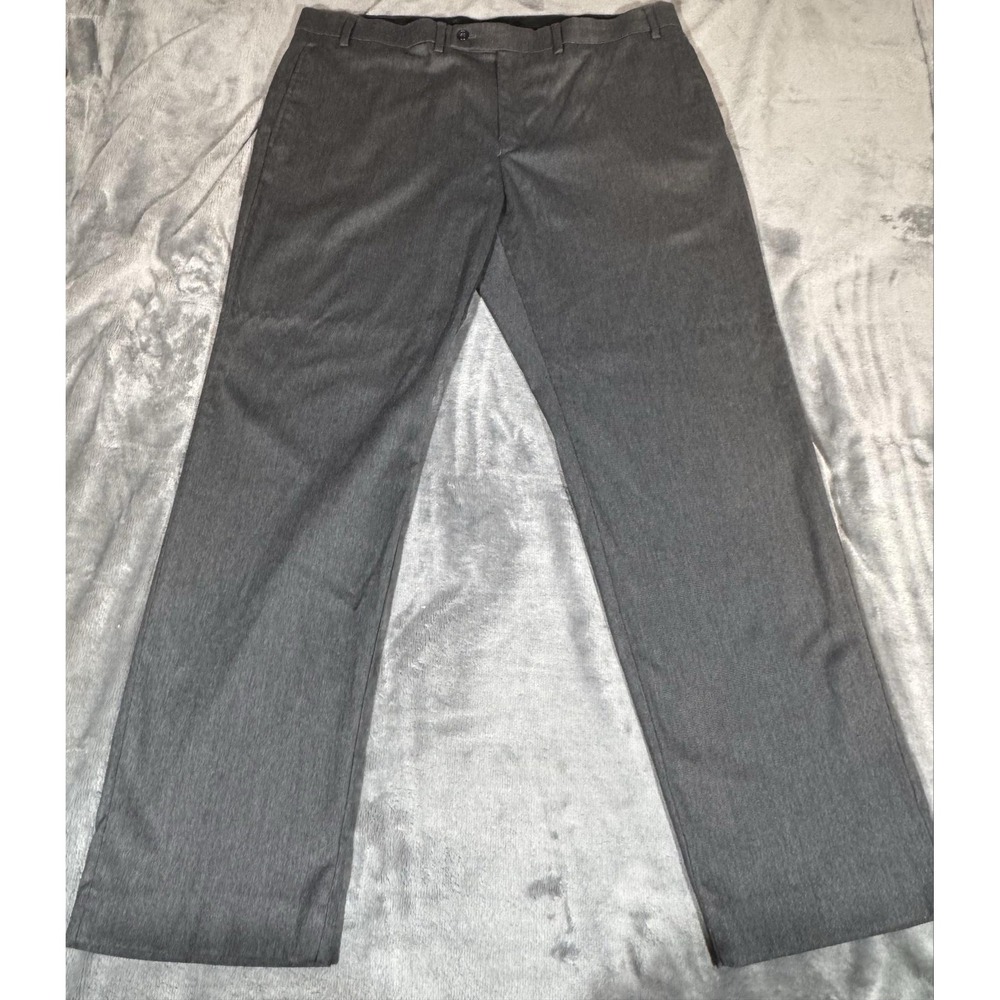 Lauren Ralph Lauren Pants Mens 40x29 Gray Herringbone Dress Stretch Straight